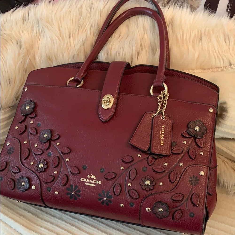 COACH Willow Mercer Floral Appliqué